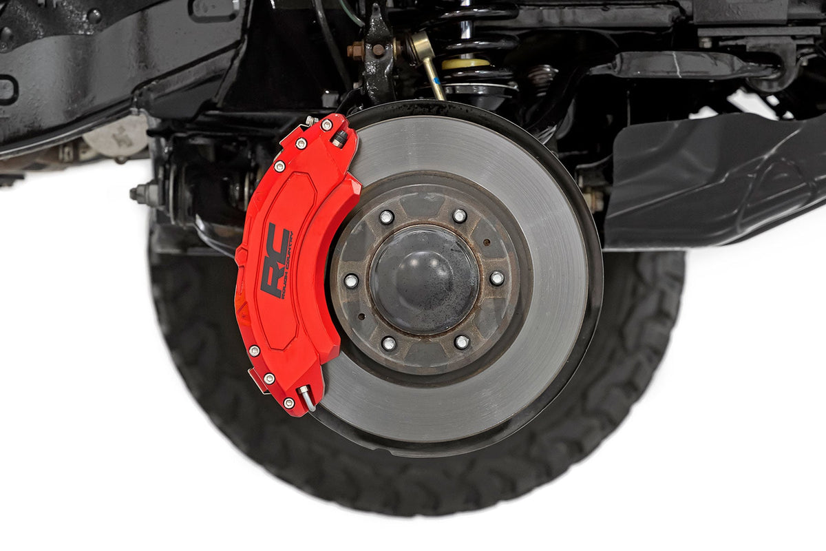 Caliper Covers | Rear | Red | Ford F-150 2WD/4WD (2021-2026)