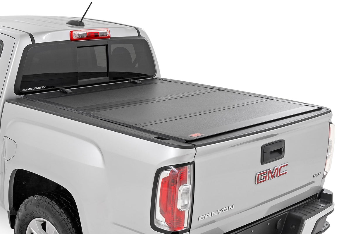 Hard Tri-Fold Flip Up Bed Cover | 6' Bed | Chevy/GMC Canyon/Colorado (15-26)