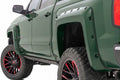 Pocket Fender Flares | 6'7" & 8' Bed | G7J Rainforest Green | Chevy Silverado 1500 (14-18)/2500HD
