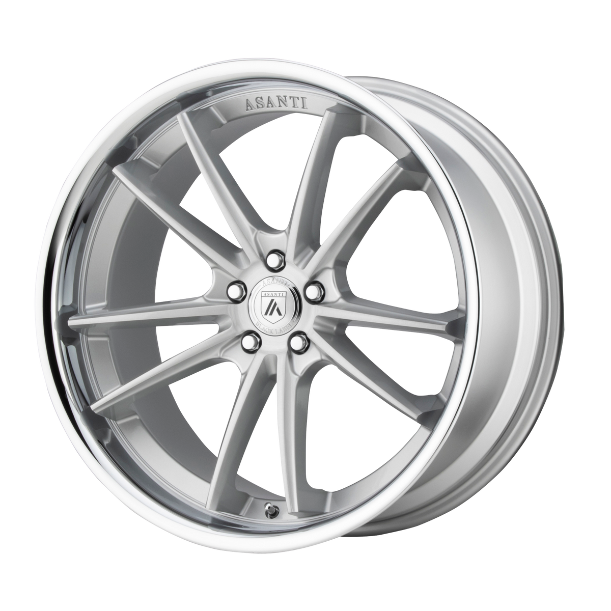ABL23 24X9 5X4.5 BRUSH SLV CHR LIP 32MM