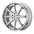 ABL32 22X9.5 6X5.5 BRUSH SLV CHR LP 30MM