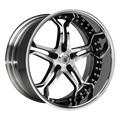 AF173 2PC 22X10 5X112 +30 BRUSHED