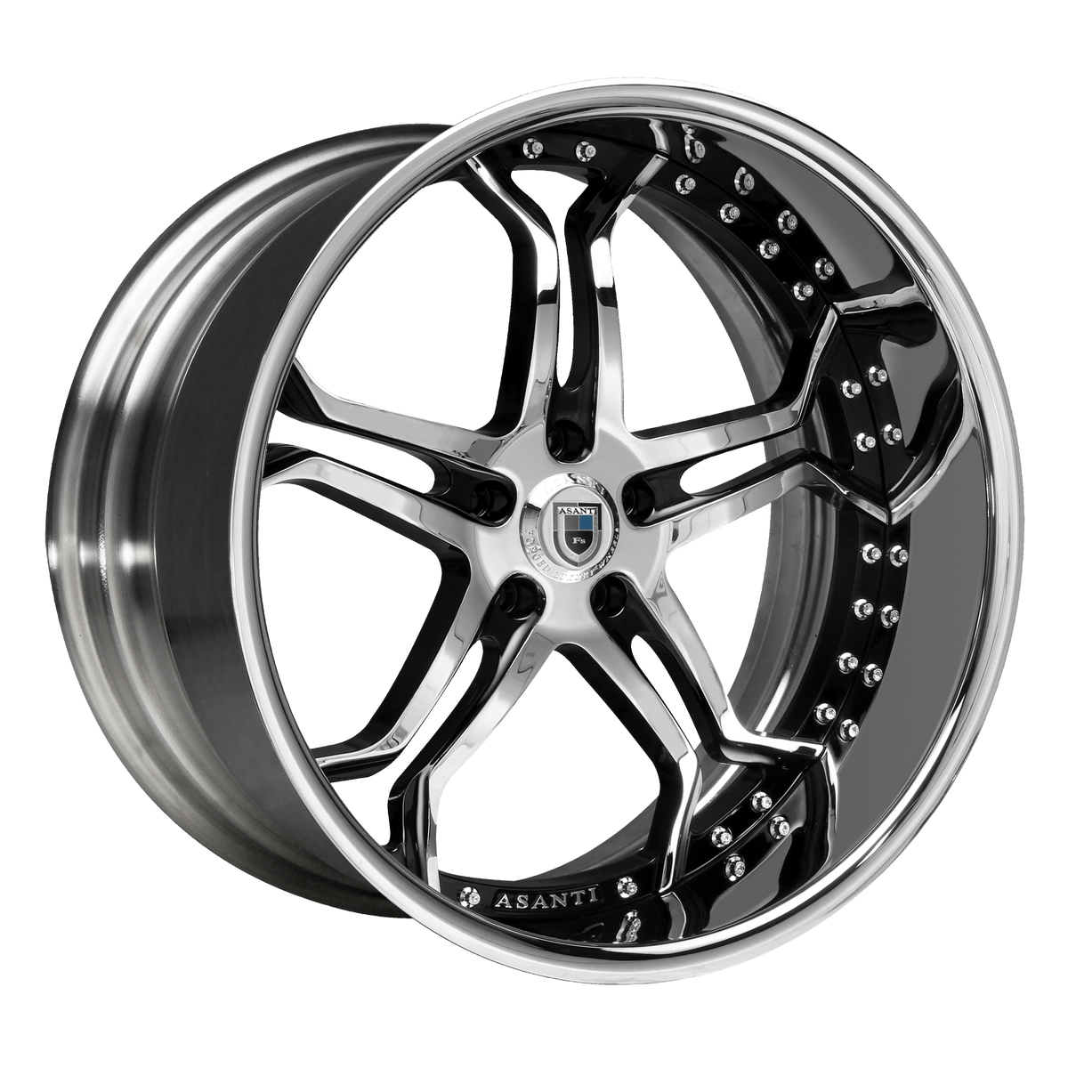 AF173 2PC 22X9 5X112 +24 BRUSHED