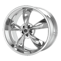 AR605M 17X7.5 5X100 CHROME 45MM
