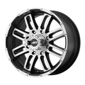 AR901 20X9 6X5.5 S-BLK MACH 20MM