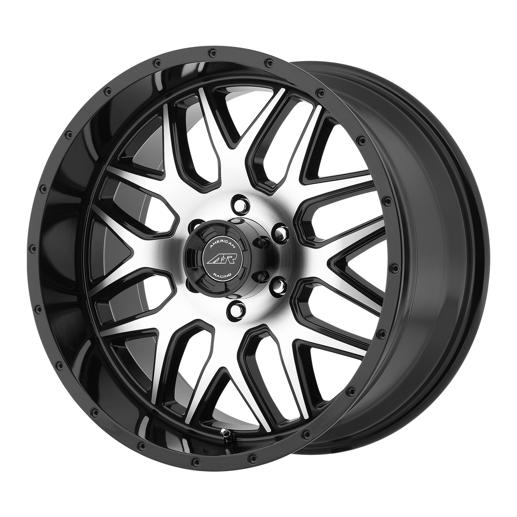 AR910 18X9 5X4.5 G-BLK MACH 00MM 83.1CB