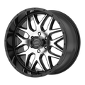 AR910 18X9 5X4.5 G-BLK MACH 00MM 83.1CB