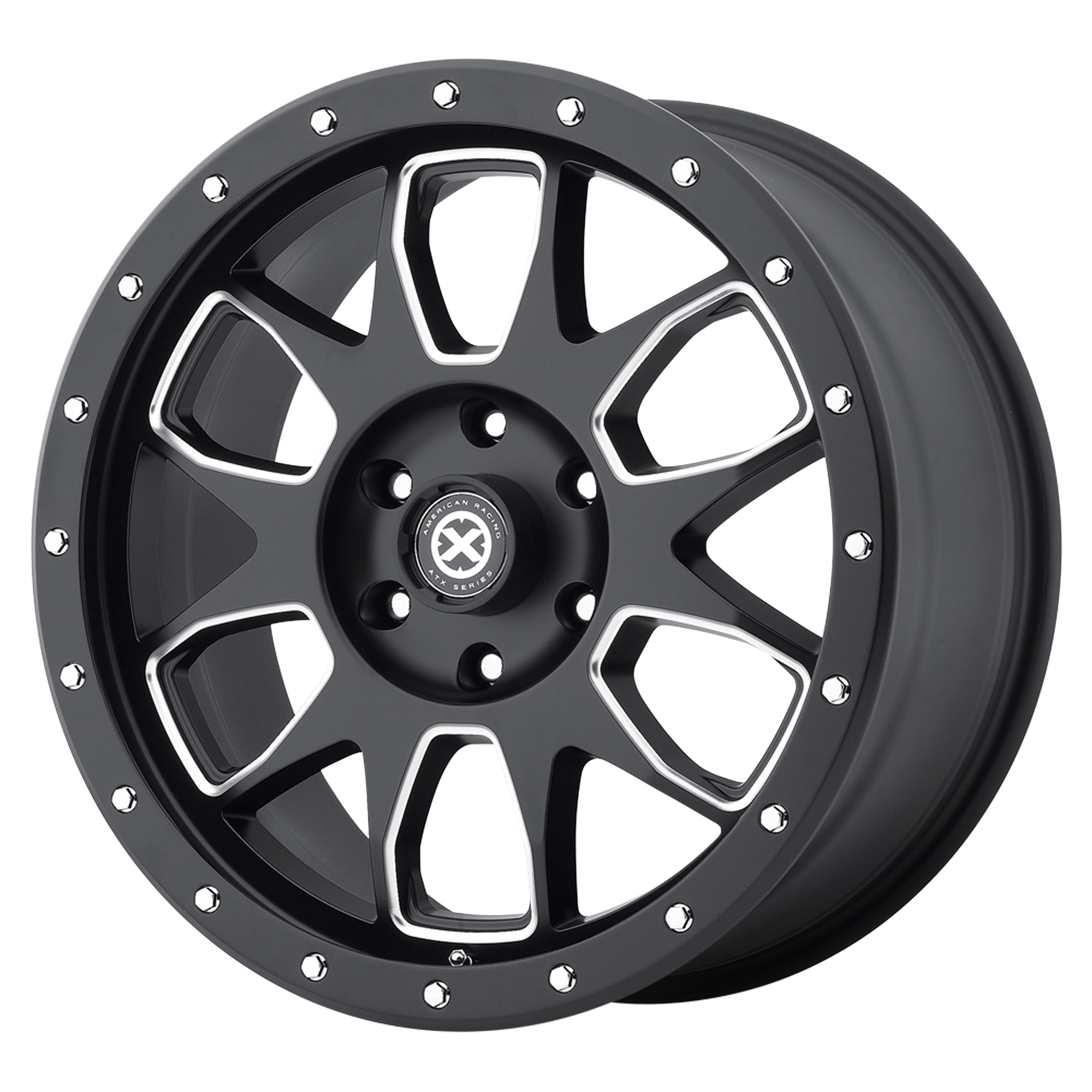 AX196 20X9 6X5.5 +45 100.5CB S-BLK/MILL