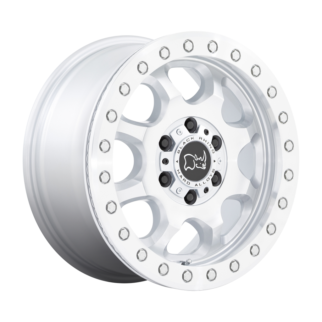 BR VENTURE 17X8 6X130 G-SLVR MACH 38MM