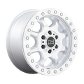 BR VENTURE 17X8 6X130 G-SLVR MACH 38MM