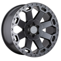 BR WARLORD 17X8 5X127 +30 71 M-GNMTL