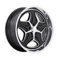 MERLOT 22X10.5 5X5.0 78 BL +6
