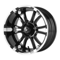 SIXER UTV 12X6.5 MACH G-BLACK -20MM