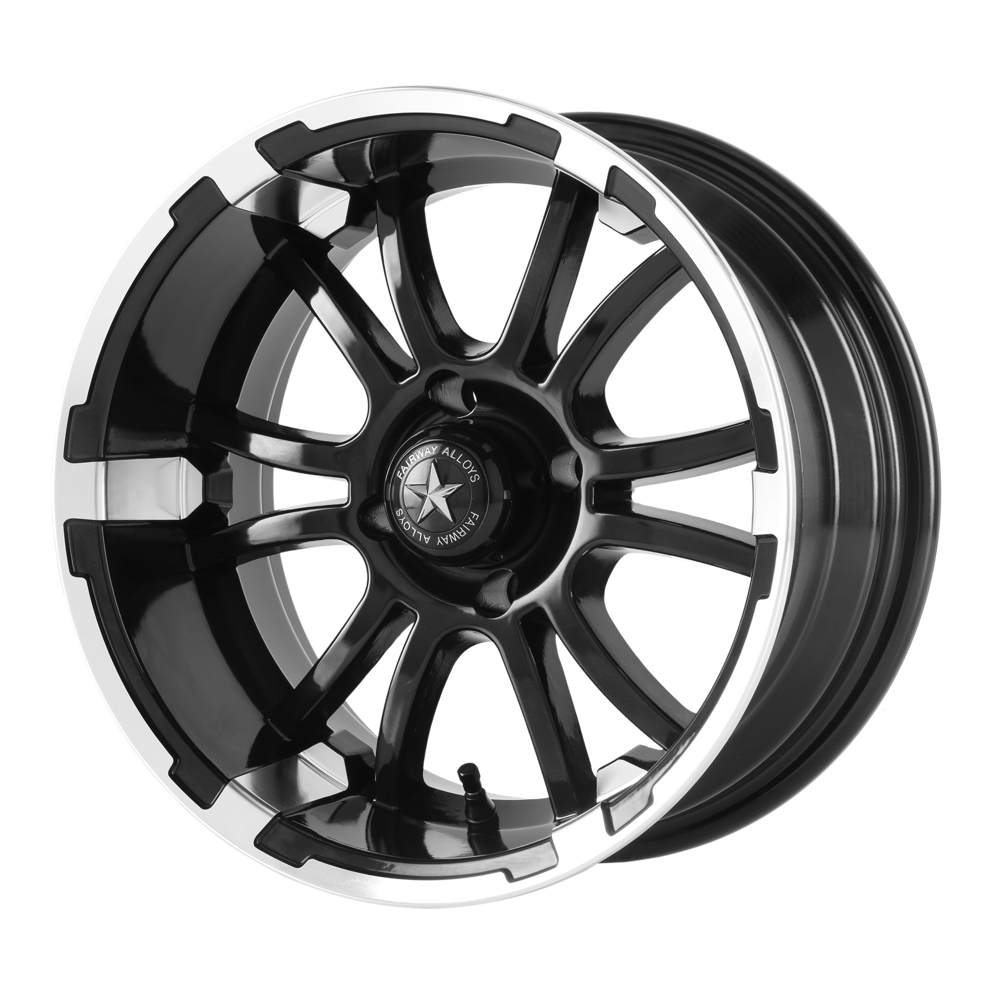 SIXER UTV 12X6.5 MACH G-BLACK -20MM