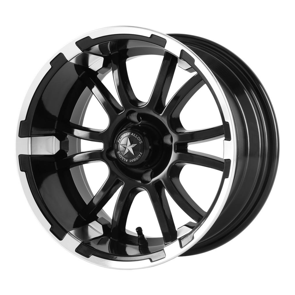 SIXER UTV 14X6.5 MACH G-BLACK -20MM