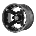 BATTLE UTV 12X7 FLAT BLACK -47MM