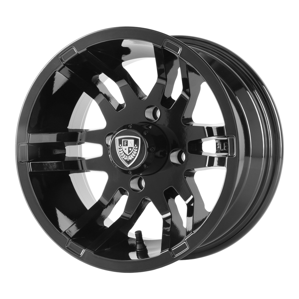 FLEX UTV 12X6 GLOSS BLACK -23MM