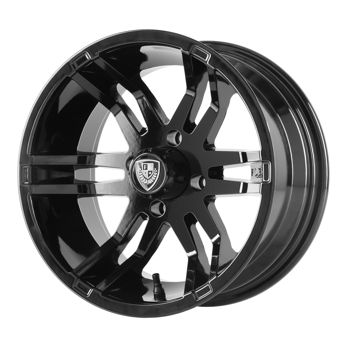 FLEX UTV 14X6.5 GLOSS BLACK -20MM