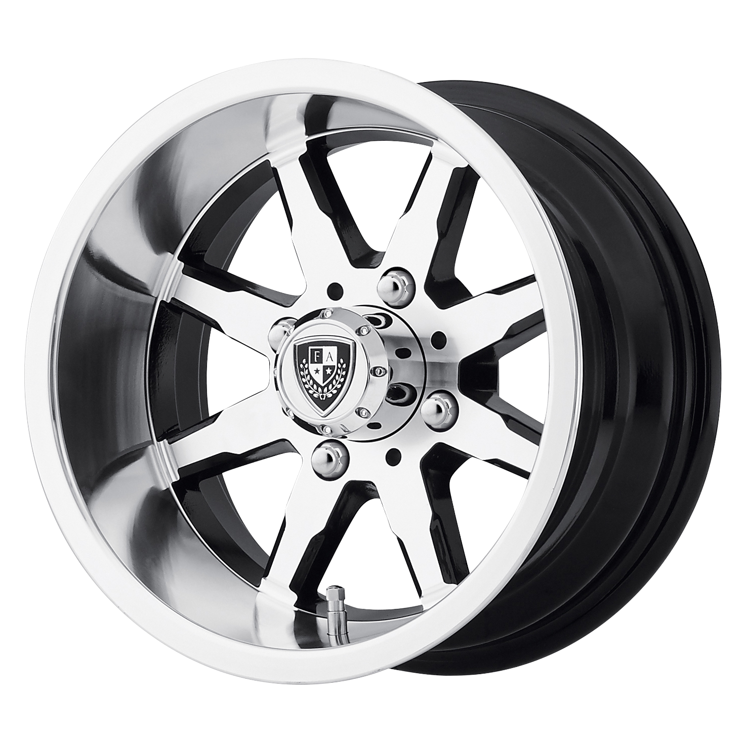 SHIFT UTV 10X7 MACH GLOSS BLACK -25MM