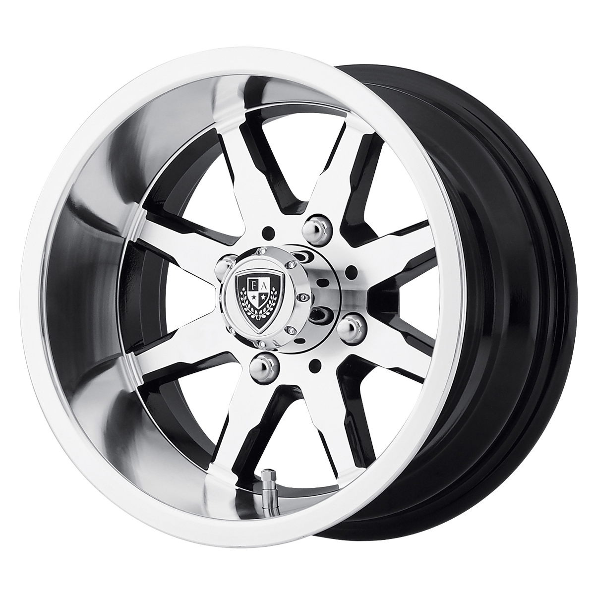 SHIFT UTV 12X6.5 MACH GLOSS BLACK -30M