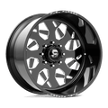 FF111 DL 22X10 6X5.5 BLK/MILL LFT -25