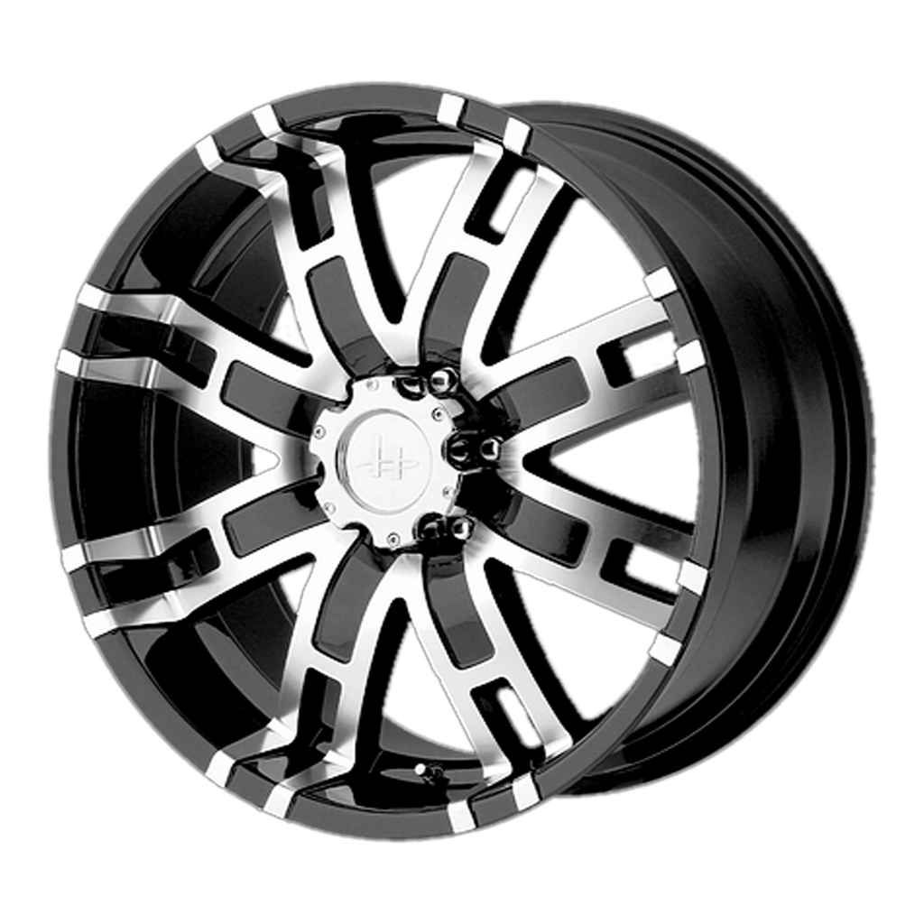 HE835 17X8 6X5.5 G-BLK/MCH 0MM