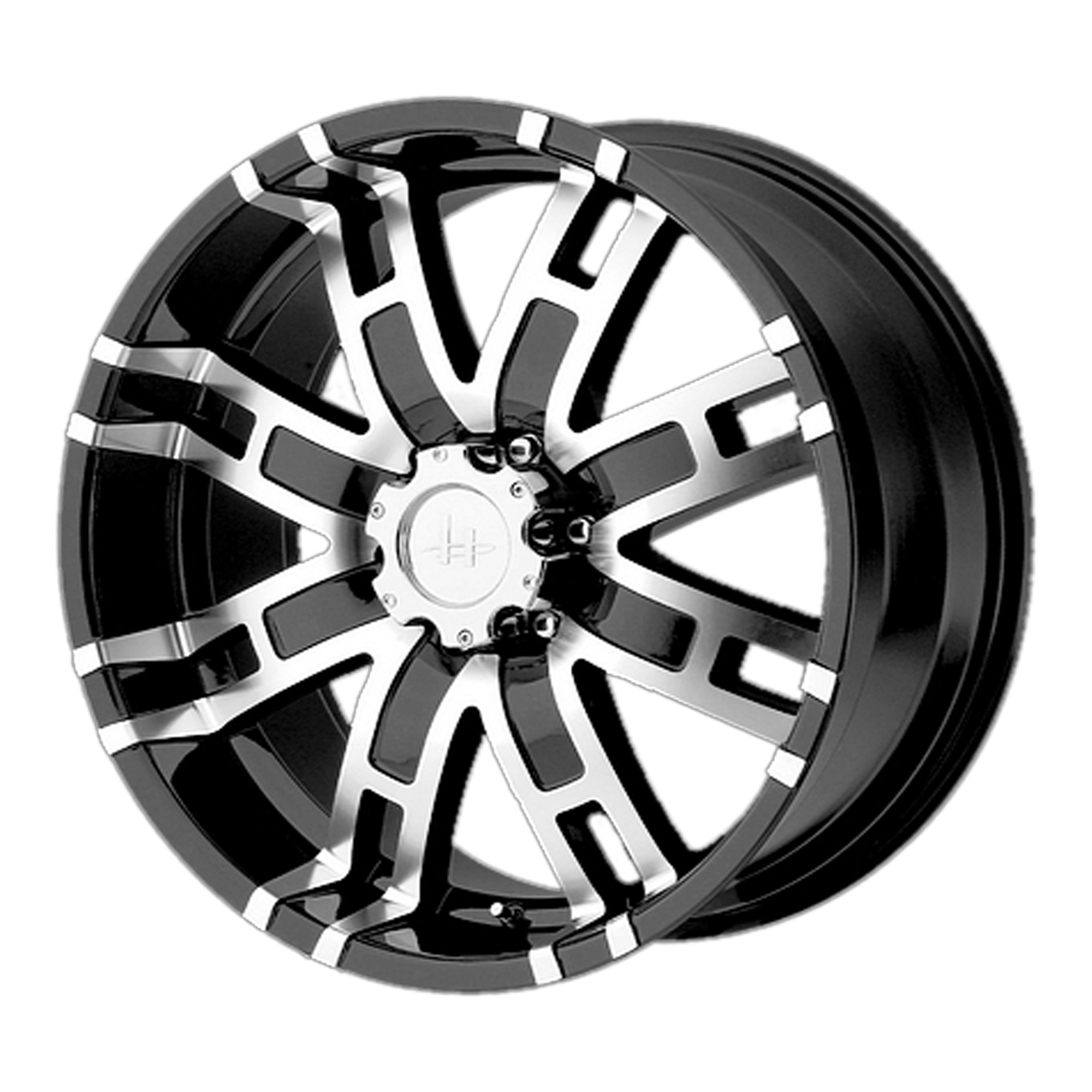 HE835 17X8 6X5.5 G-BLK/MCH 0MM