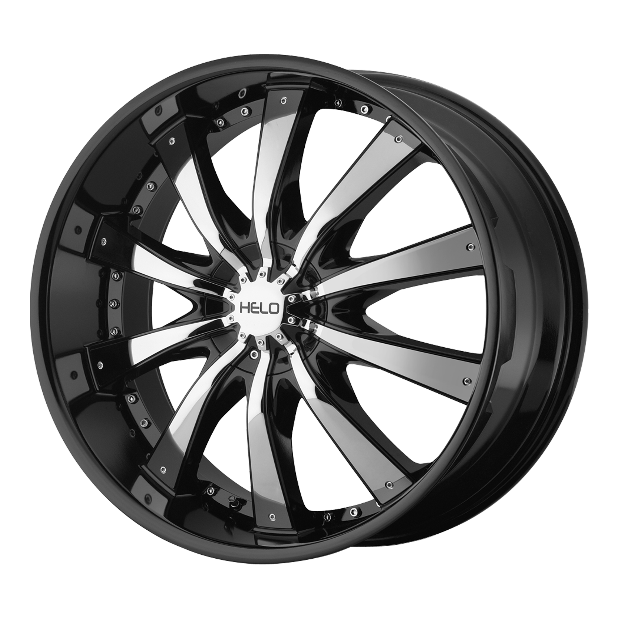 HE875 24X9.5 108-140 G-BLK/CHR +38MM