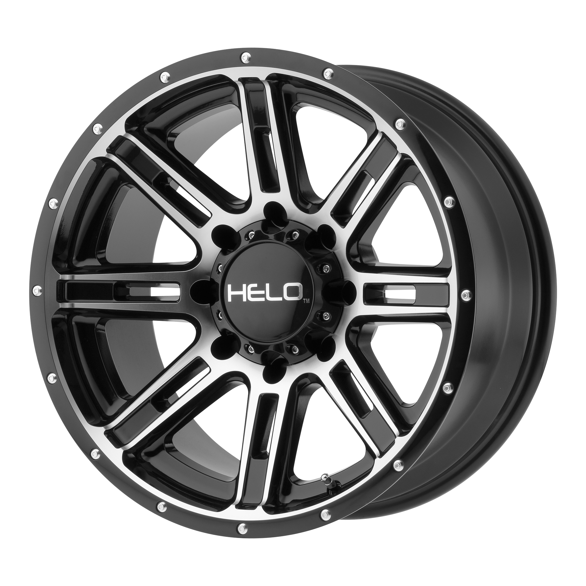 HE900 20X9 6X5.5 G-BLK MACH 18MM