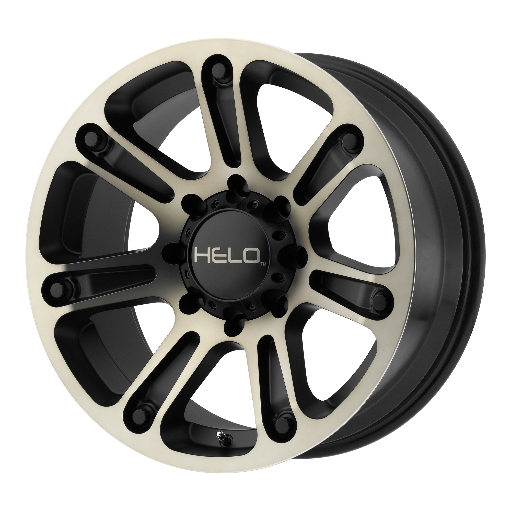HE904 20X9 5X5.0 SATIN BLACK DTCC -12MM
