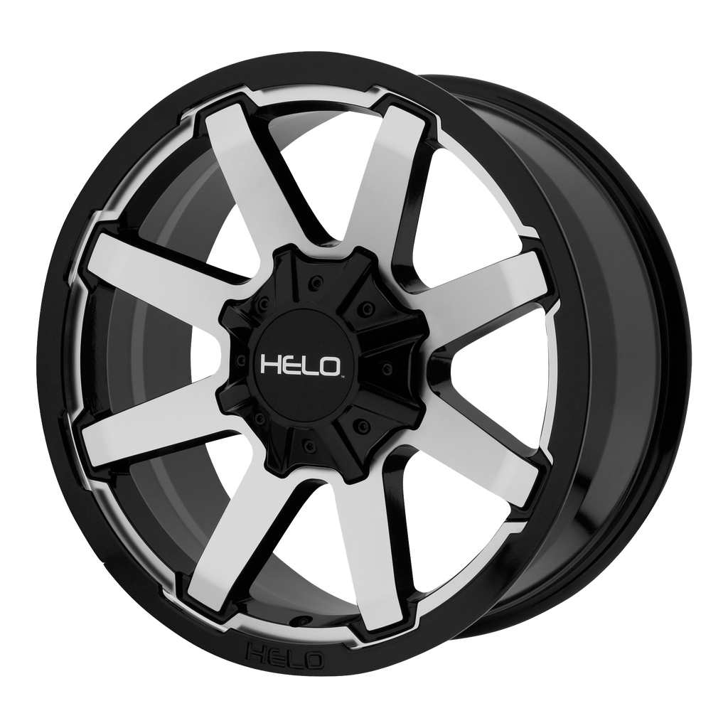 HE909 20X9 8X6.5 G-BLK MACH 0MM