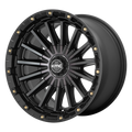 KM102 17X9 6X135/5.5 S-BLK GTCC -12MM