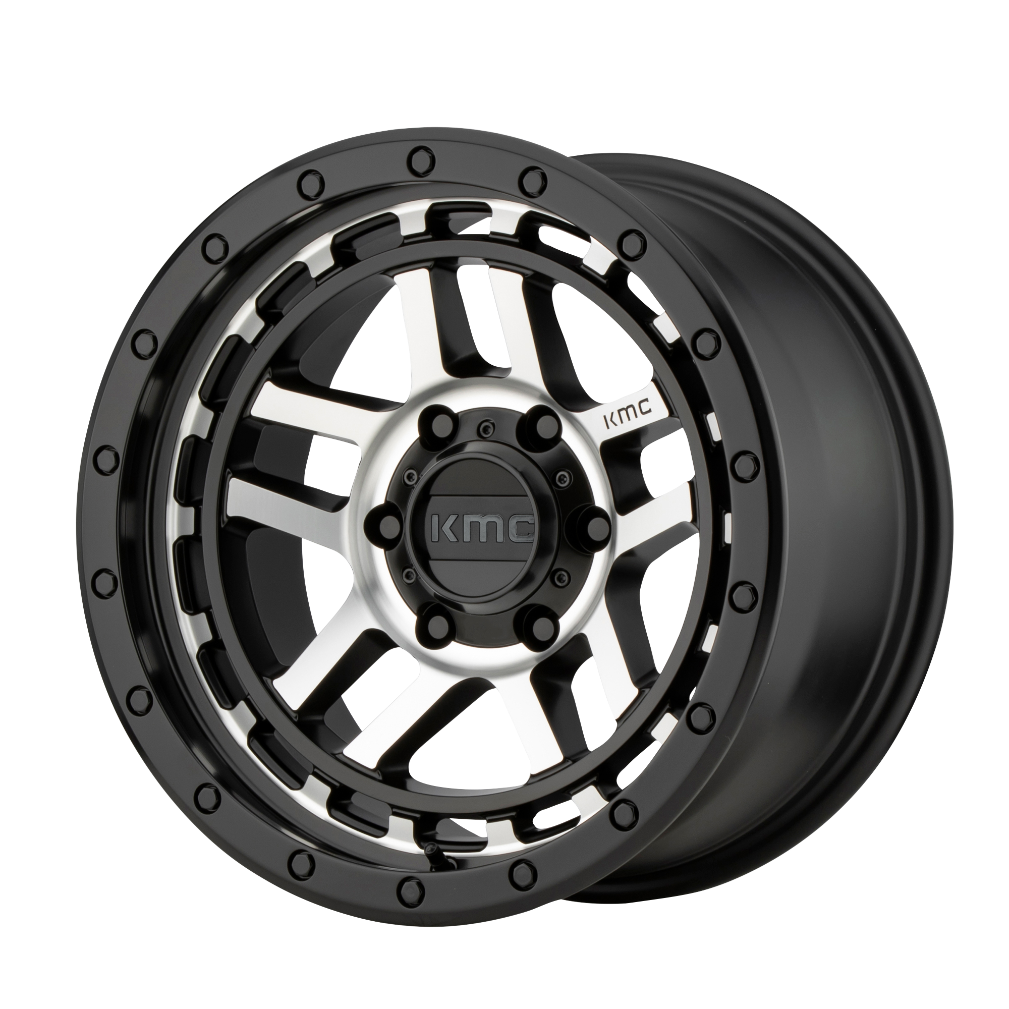 KM540 18X8.5 6X120 S-BLK MACH 18MM