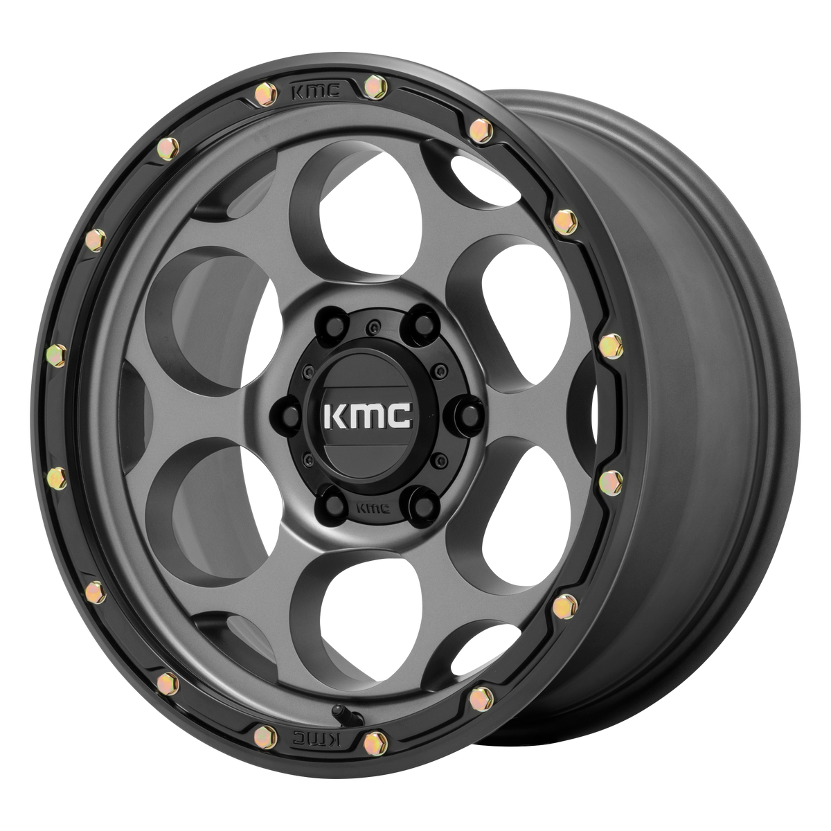 KM541 17X9 5X5.0 S-GRY BLK-LP -12MM