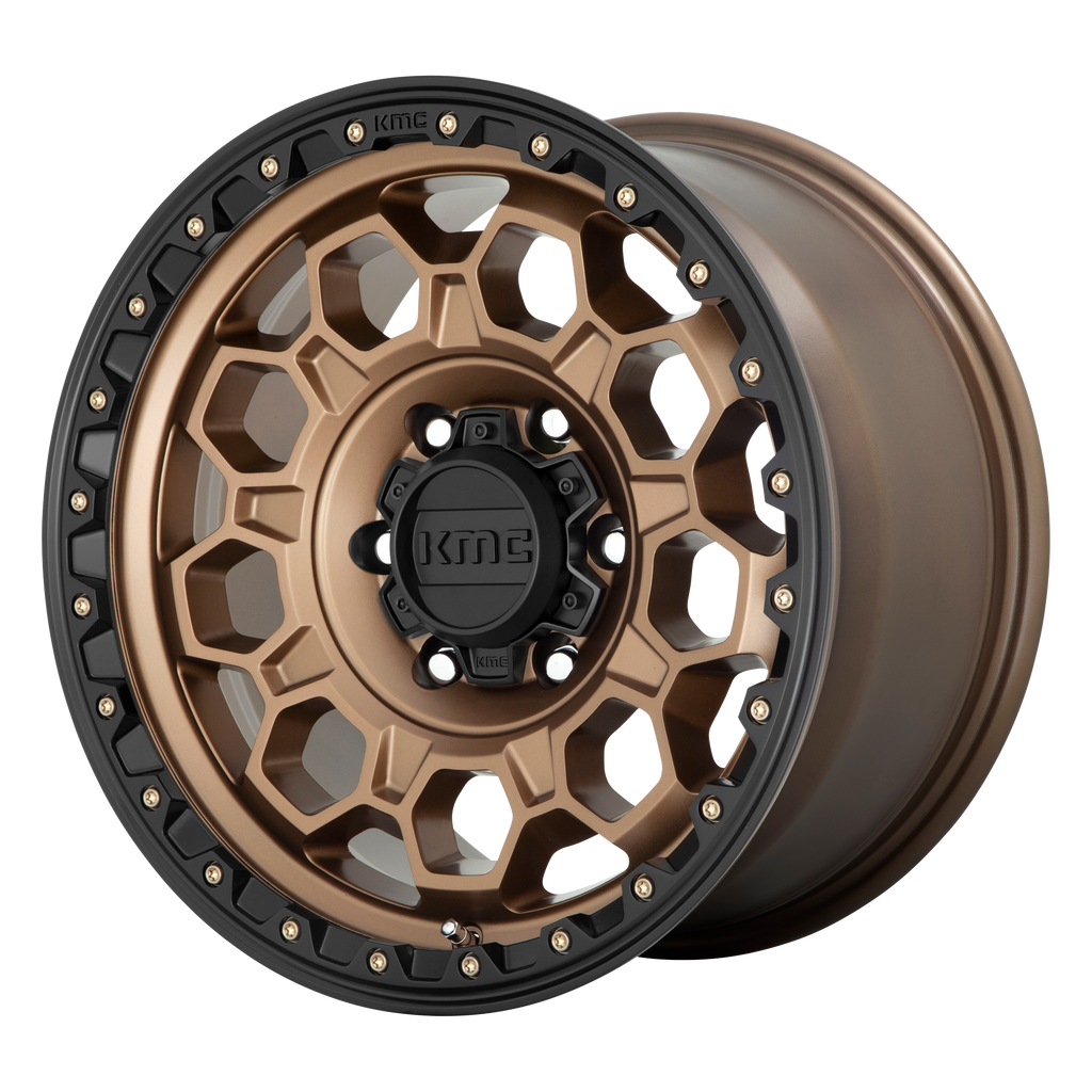 KM545 17X9 6X5.5 M-BRZ BLK LP 18MM