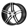 KM703 18X9.5 5X4.5 S-BLK BRUSH 35MM