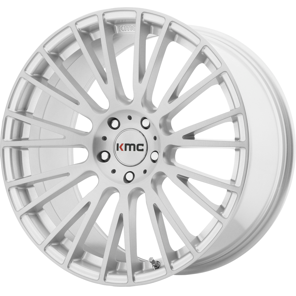 KM706 20X10 5X112 BRUSHED SLV 40MM