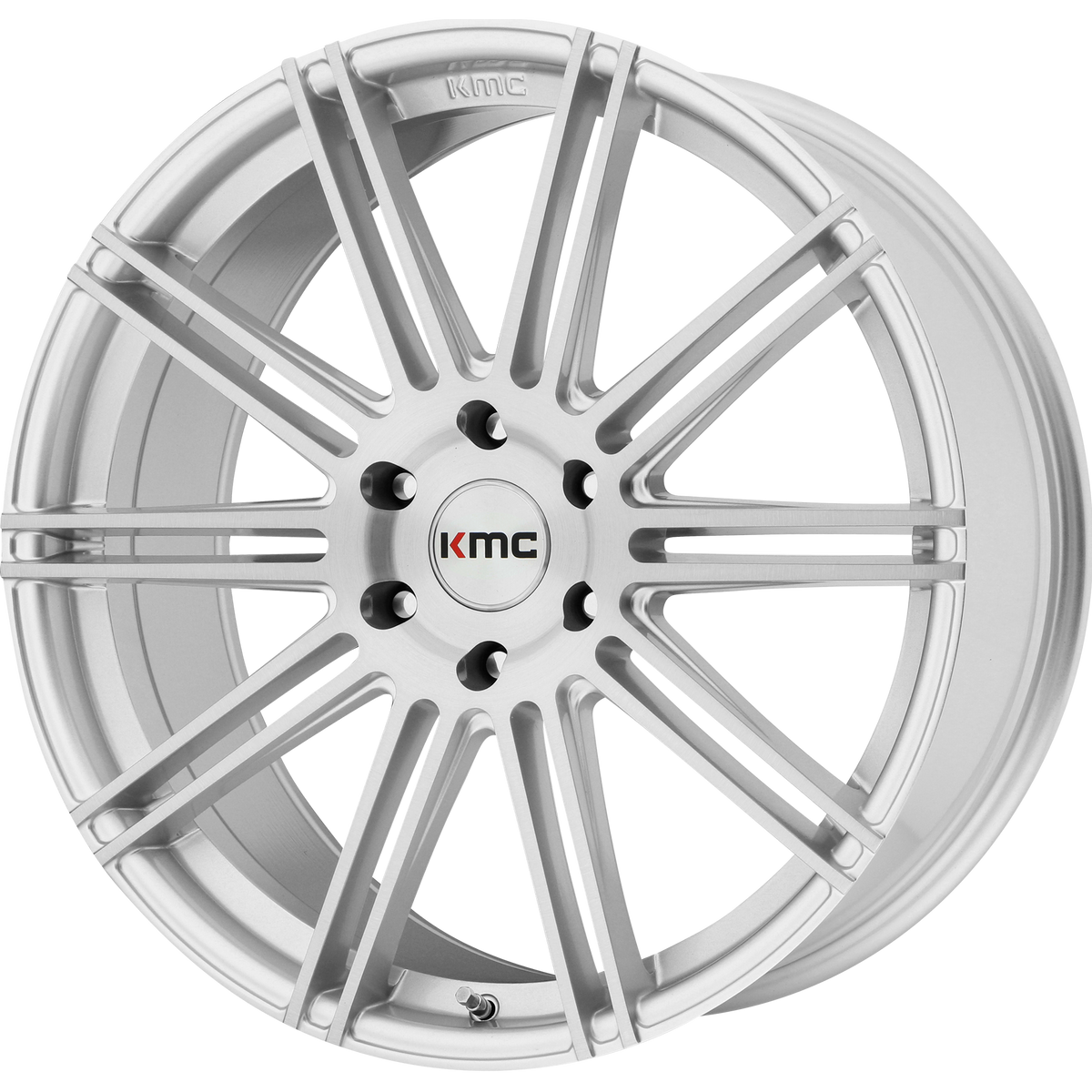 KM707 20X9 5X120 BRUSHED SLV 30MM