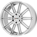 KM707 20X9 6X5.5 BRUSHED SLV 30MM