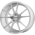 KM709 20X10 5X4.5 BRUSHED SLV 40MM