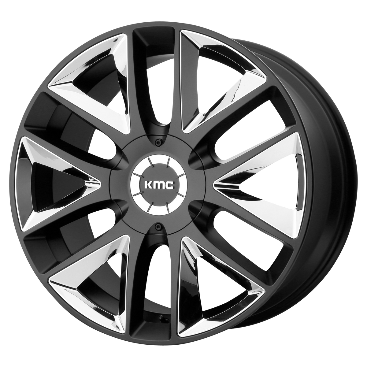 KM710 22X9.5 6X135/5.5 S-BLK CHR INS 30M