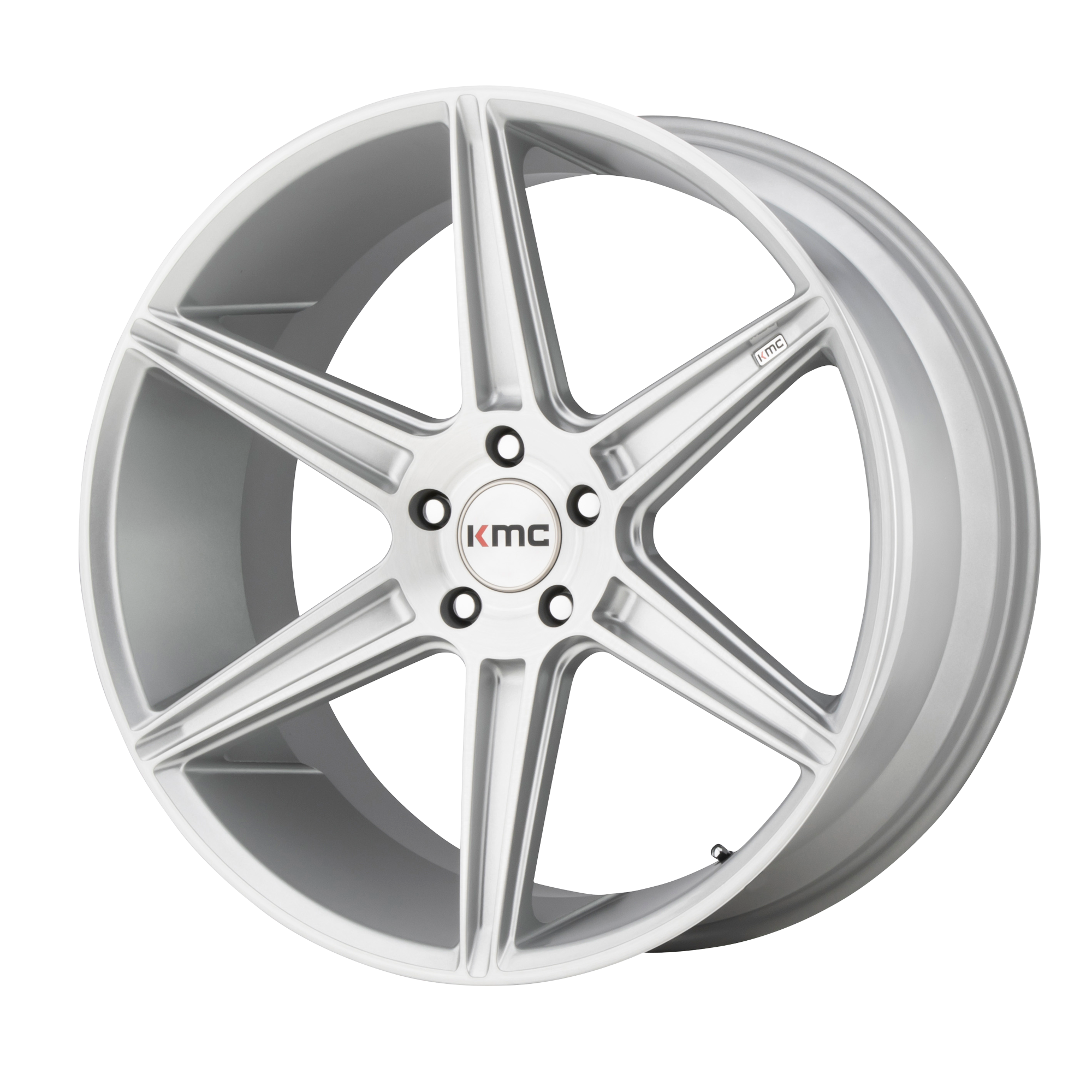 KM711 22X10.5 5X120 BRUSHED SLV 40MM