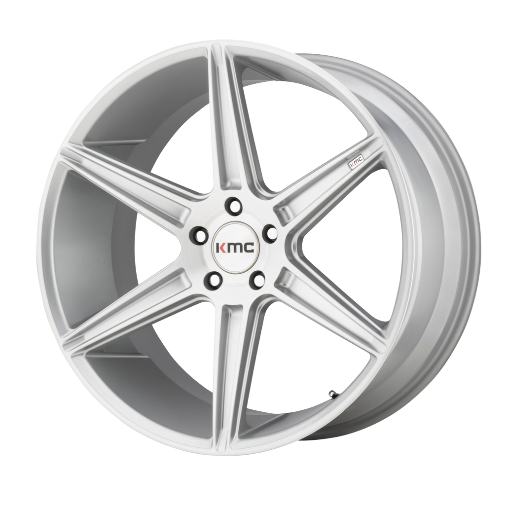 KM711 20X10.5 5X4.5 BRUSHED SLV 45MM