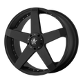 KM775 CAR 17X7.5 5X115/120 M-BLK +21MM
