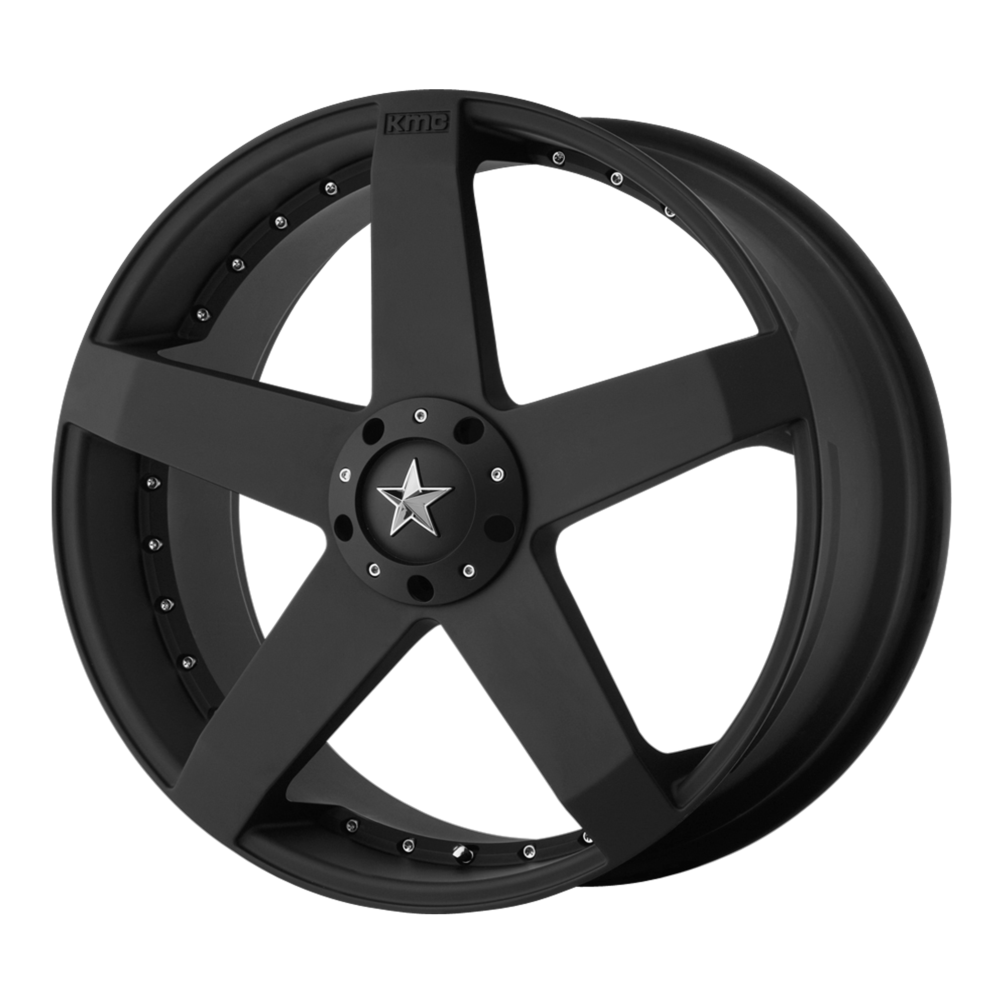 KM775 CAR 17X7.5 5X115/120 M-BLK +21MM