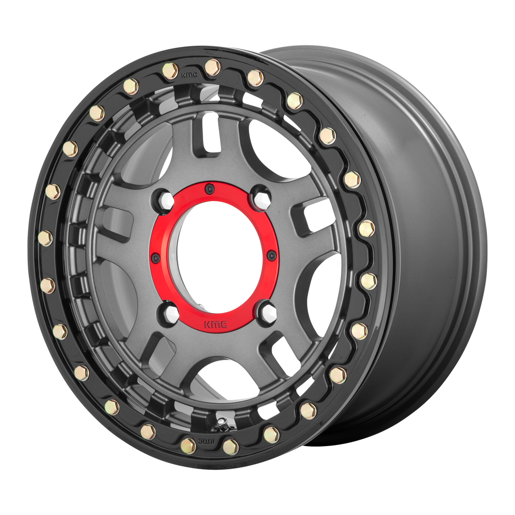 RECON UTV BL 15X7 4X156 G-MTL BLK-RG +38