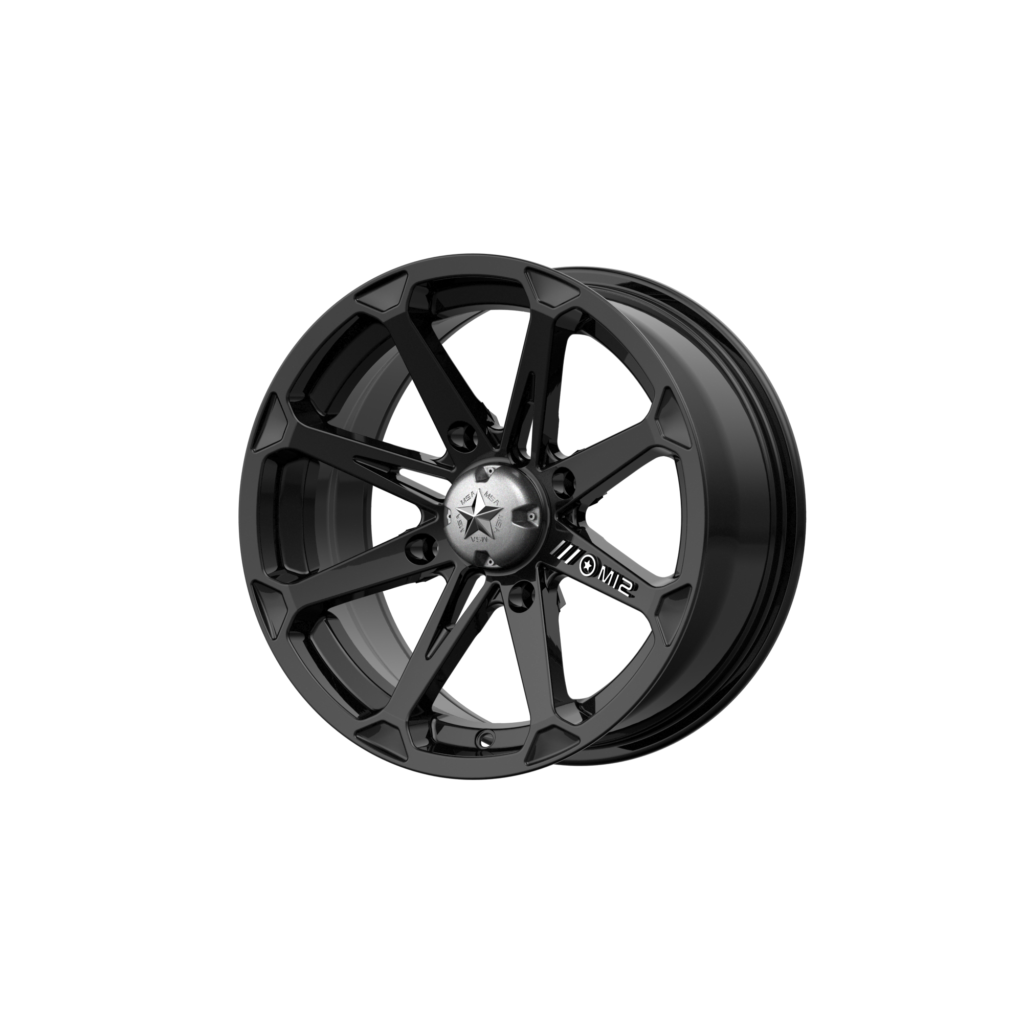 DIESEL UTV 22X7 4X156 GLOSS BLACK 10MM