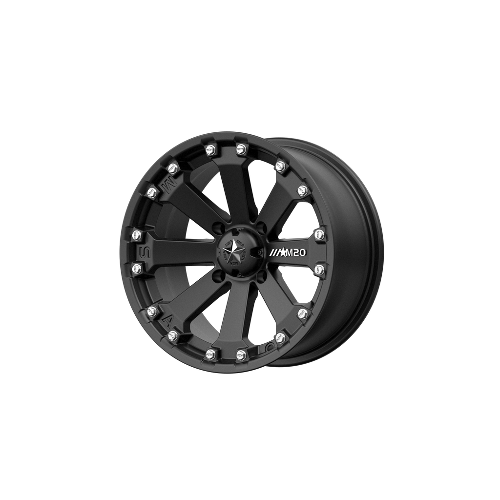 KORE UTV 14X7 4X115 MATTE BLACK 00MM
