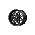 VIBE UTV 14X7 4X110 MILLED G-BLACK 00MM