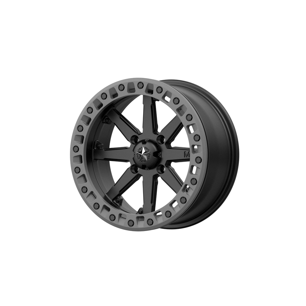 LOK2 UTV BL 16X7 4X110 S-BLK GRY-RG +0